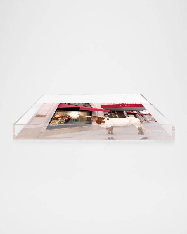 "The Longhorn, Neiman Marcus, Downtown Dallas" Decorative Tray